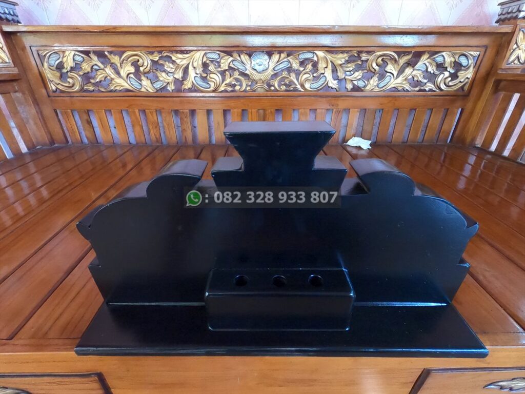 Papan Nama Meja Custom Ukiran Motif Dayak Kalimantan Udin Furnitures