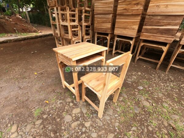 Kursi Meja Belajar Anak Sekolah kayu Jati Minimalis - Kursi Meja Belajar Anak Sekolah kayu Jati Minimalis