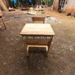Kursi Meja Belajar Anak Sekolah kayu Jati Minimalis