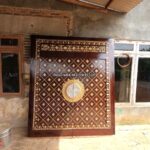 Pintu Masjid Replika Nabawi Kayu Jati Ukiran Jepara