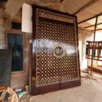 Kusen Pintu Masjid Replika Nabawi Kayu Jati Ukiran Jepara
