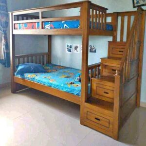 DIPAN ANAK TINGKAT JATI MINIMALIS 300x300 - Tempat Tidur Perosotan Tingkat Anak Mentahan Full Kayu Jati