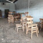 Kursi Cafe Retro Minimalis Terlaris Kayu Jati