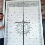 Pintu Masjid Replika Nabawi Duco Putih