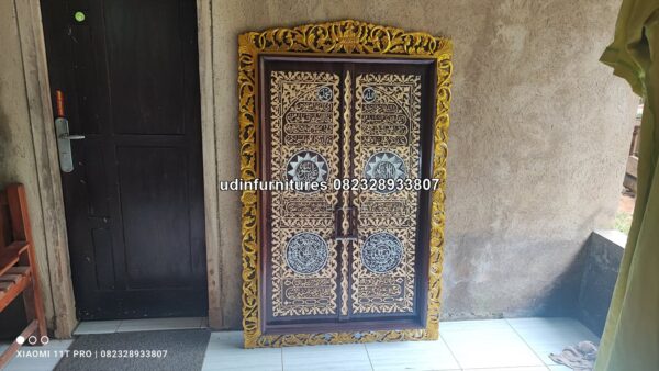 IMG 20230509 135000 - Kaligrafi Hiasan Dinding Replika Pintu Terlaris Kayu Jati