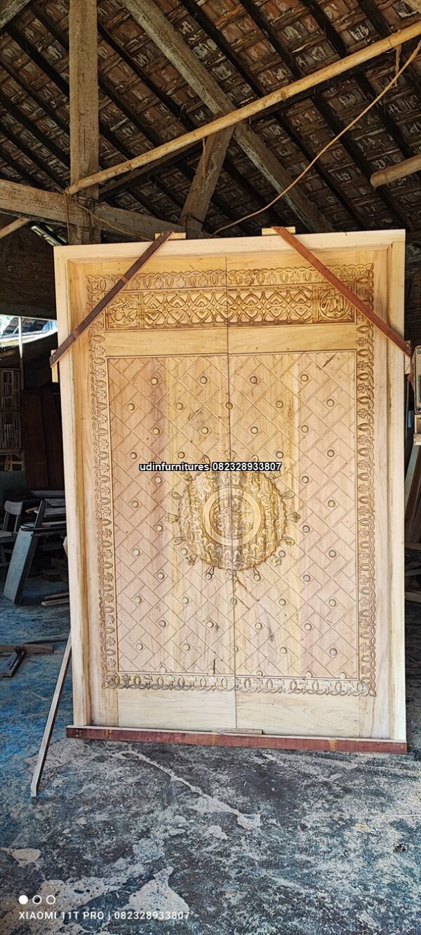 IMG 20230522 135853 - Pintu Masjid Replika Nabawi Pintu Kupu Tarung Kusen Pintu Rumah Mewah