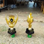 Piala Bergilir Lomba Turnamen Festival Ukiran Kayu Jati Custom