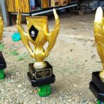 Piala Bergilir Lomba Turnamen Festival Ukiran Kayu Jati Custom