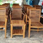 Kursi Teras Garden Meja Teras Minimalis Full Kayu Jati