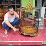 Sangkar Murai Kandang Burung Hias Model Custom Full Kayu Jati