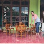 Kursi Teras Outdoor Minimalis Modern Kursi Santai Kayu Jati