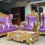 Kursi Sofa Tamu Raja Ukiran Royal Sultan Mewah Kayu Jati