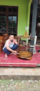 Sangkar Murai Kandang Burung Hias Model Custom Full Kayu Jati