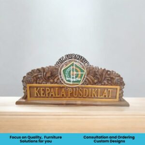 papan nama 23  300x300 - Papan Nama Meja Papan Nama Kantor Ukiran Kayu Jati