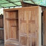 Lemari Pakaian Sliding Kayu Jati Custom Furniture Jepara