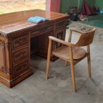 Meja Kantor Kerja Meja Direktur Meja Multifungsi Ukiran Mewah Full Kayu Jati