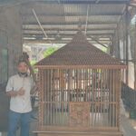 Kandang Ayam Sangkar Hias Jumbo Ukiran Full Kayu Jati