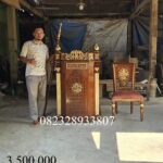 Kursi Teras Taman Outdoor Minimalis Modern Full Kayu Jati