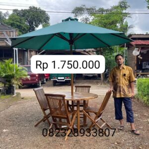 0e138cfc 0d45 4b52 a771 be5d22d4d21b 300x300 - Kursi Meja Payung Lipat Tenda Outdoor Warna Hijau Full Kayu Jati