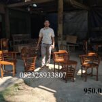 Kursi Teras Taman Outdoor Minimalis Modern Full Kayu Jati