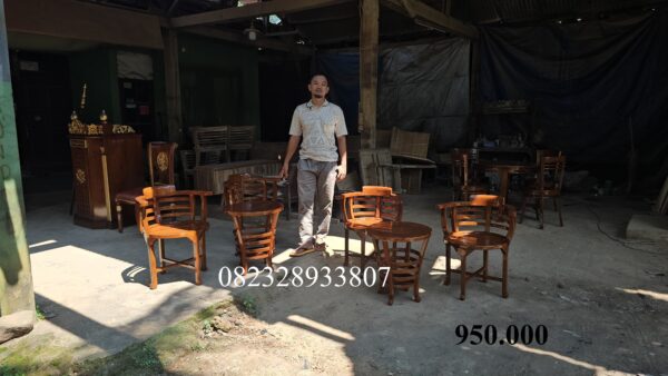1446e48c 5ea9 4cdc b11c bf818f5b4a64 scaled - Kursi Teras Taman Outdoor Minimalis Modern Full Kayu Jati