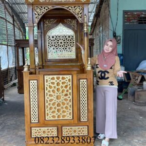 19aa638b 654b 4855 8b7b d32c3a28bad1 300x300 - Mimbar Masjid Ukiran Kubah Minimalis Mewah Full Kayu Jati
