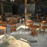 Kursi Teras Taman Outdoor Minimalis Modern Full Kayu Jati