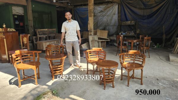 6aba49e8 13f7 40ed 802a 01bab236f5c4 scaled - Kursi Teras Taman Outdoor Minimalis Modern Full Kayu Jati