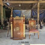Kursi Teras Taman Outdoor Minimalis Modern Full Kayu Jati