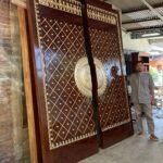 Pintu Replika Masjid Nabawi Ukiran Mewah Terlaris Minimalis Full Kayu Jati