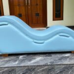 Kursi Sofa Tantra Kamasutra Warna Blue Oscar Full Kayu Jati