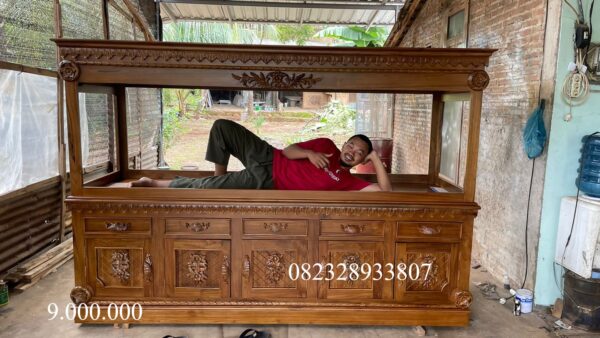 ef569410 92b5 42a0 9beb 341f523f84e6 - Aquarium Ikan Hias Arwana Super Jumbo Ukiran Minimalis Full Kayu Jati