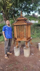 Sangkar Ayam Bekisar Ayam Hias Custom Full Kayu Jati