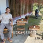 Papan Nama Meja Custom Ukiran Universitas Minimalis Full Kayu Jati