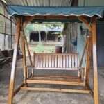 Tempat tidur Sorong Double bad Minimalis Full Kayu Jati