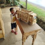 Mainan Mobil Truk Anak Minimalis Kayu Jati