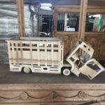 Mainan Mobil Truk Anak Minimalis Kayu Jati