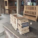 Mainan Mobil Truk Anak Minimalis Kayu Jati