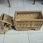 Mainan Mobil Truk Anak Minimalis Kayu Jati