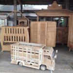 Mainan Mobil Truk Anak Minimalis Kayu Jati