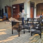 Kursi Tamu Minimalis Kursi Sudut Ukiran Warna Custom Full Kayu Jati