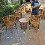 Kursi Teras Minimalis Modern Custom Order Full Kayu Jati