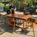 Set Kursi Makan Hiroshima Minimalis Full Kayu Jati
