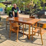 Set Kursi Makan Hiroshima Minimalis Full Kayu Jati