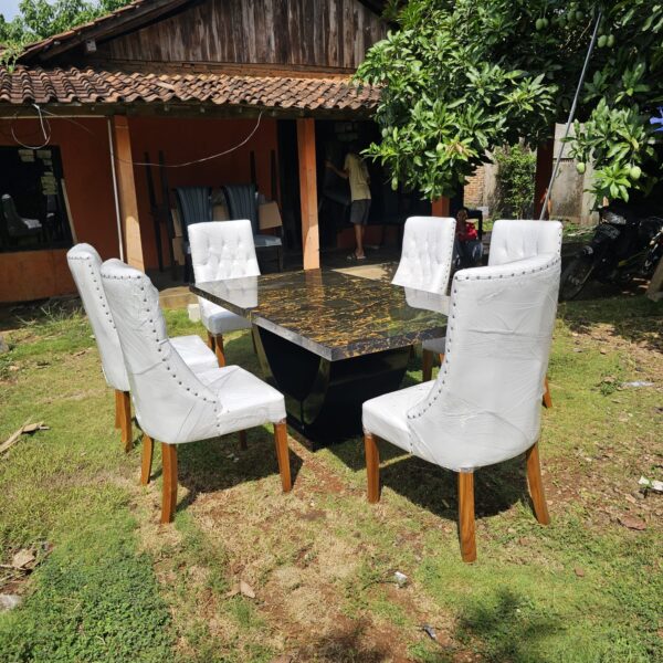 428d8686 ecc1 4027 b3ac bb846463b2fb - Set Meja Marmer Portoro Gold 180 x 90 cm