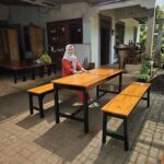 Kursi Meja Makan Bakso Kayu Mahoni Custom Furniture Jepara