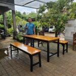 Kursi Meja Makan Bakso Kayu Mahoni Custom Furniture Jepara