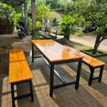 Kursi Meja Makan Bakso Kayu Mahoni Custom Furniture Jepara