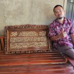 Kaligrafi Ukiran Al Fatihah Custom Minimalis Modern Full Kayu Jati