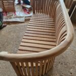 Banana Round Back Bench